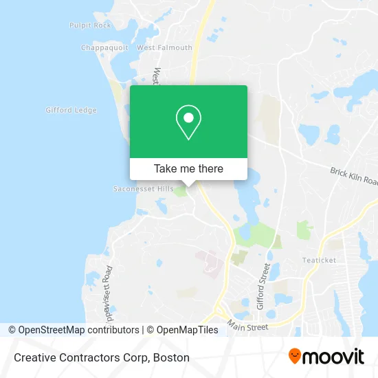 Creative Contractors Corp map