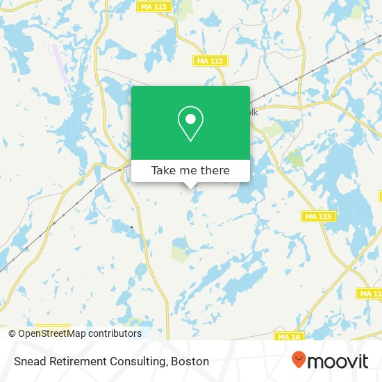 Snead Retirement Consulting map