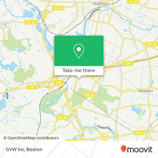 GVW Inc map