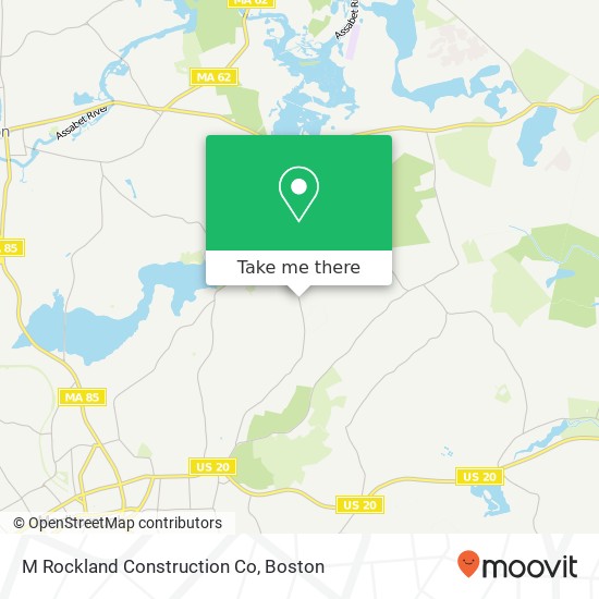 Mapa de M Rockland Construction Co
