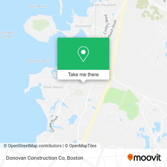 Donovan Construction Co map