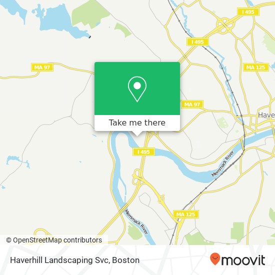 Mapa de Haverhill Landscaping Svc