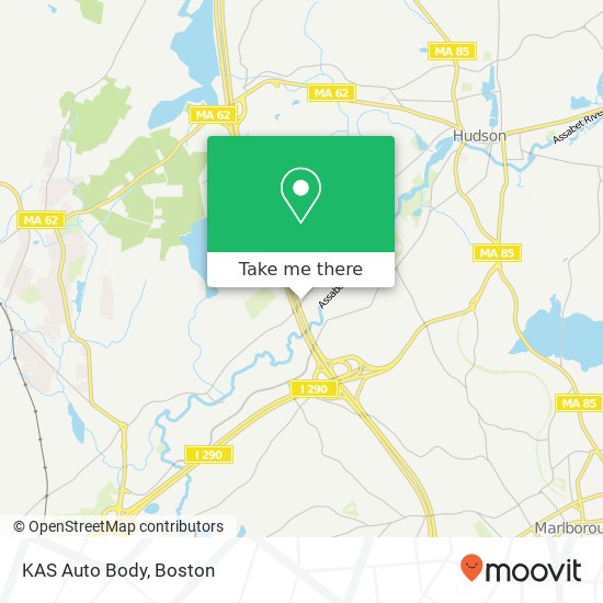 KAS Auto Body map