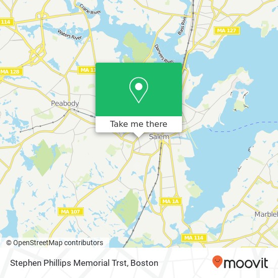 Stephen Phillips Memorial Trst map