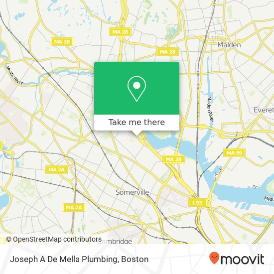 Joseph A De Mella Plumbing map