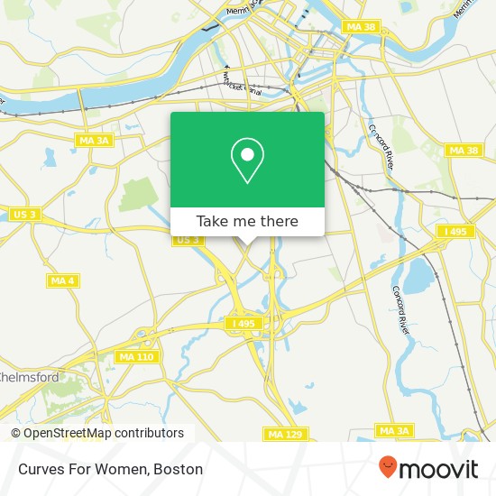 Curves For Women map