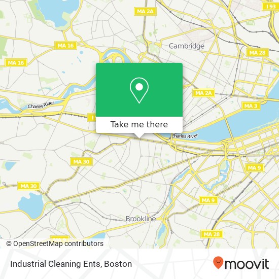 Mapa de Industrial Cleaning Ents