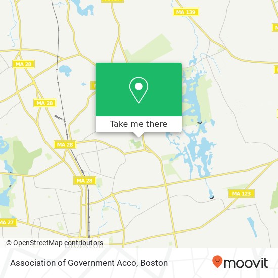 Mapa de Association of Government Acco