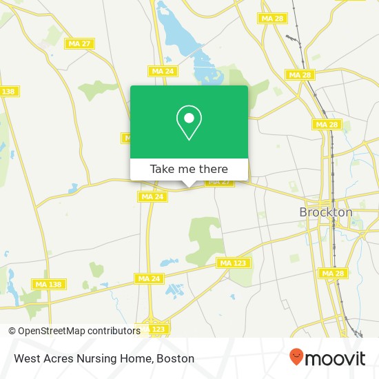 West Acres Nursing Home map