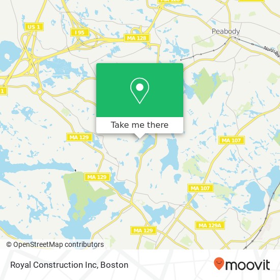 Mapa de Royal Construction Inc