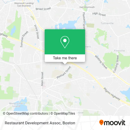 Restaurant Development Assoc map