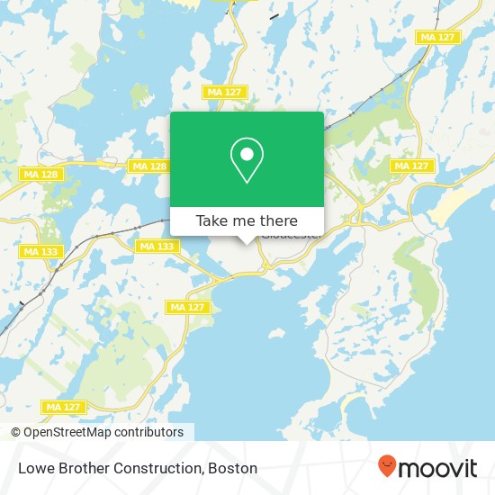 Lowe Brother Construction map