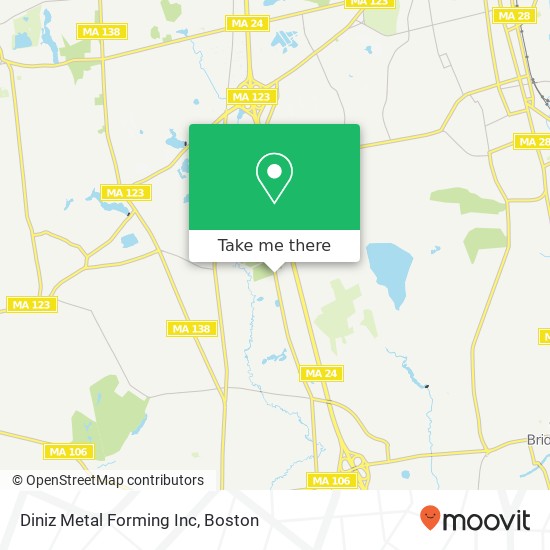 Diniz Metal Forming Inc map