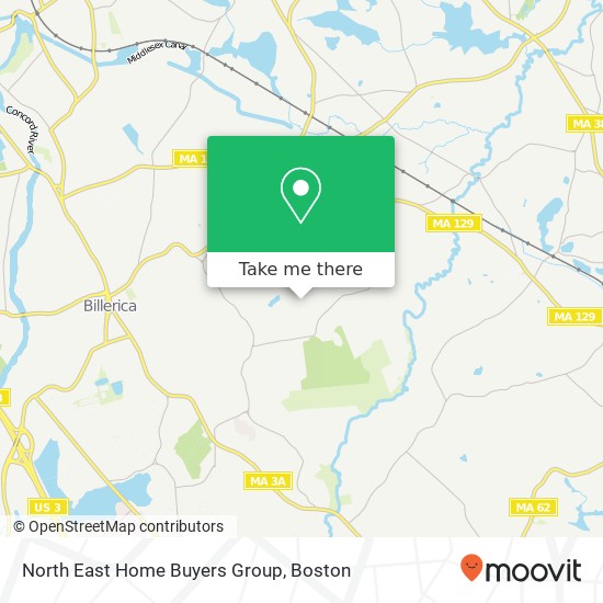 North East Home Buyers Group map