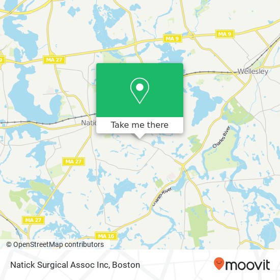 Natick Surgical Assoc Inc map