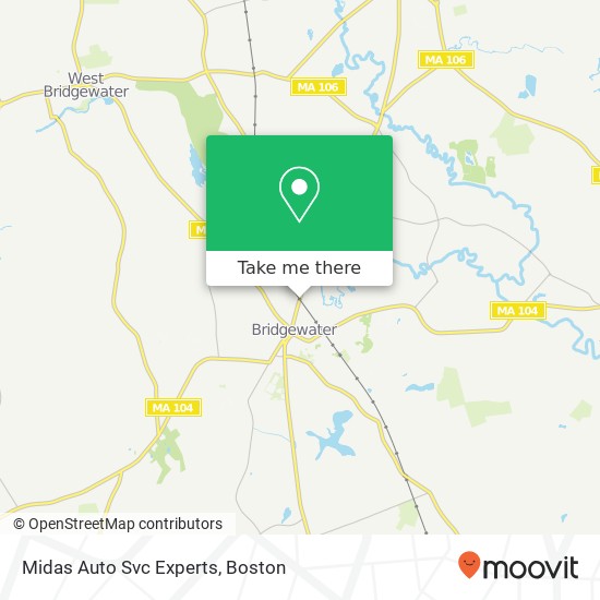 Midas Auto Svc Experts map