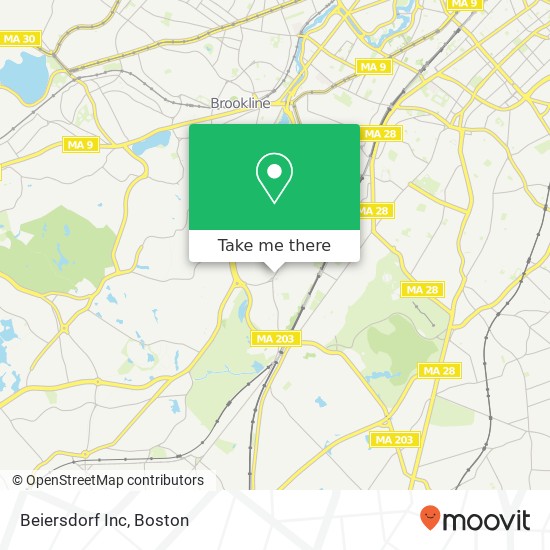 Mapa de Beiersdorf Inc
