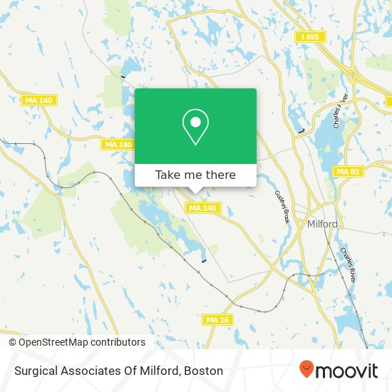 Mapa de Surgical Associates Of Milford