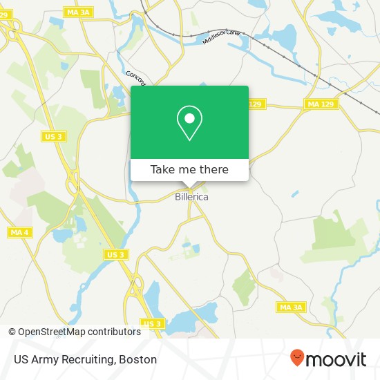 US Army Recruiting map