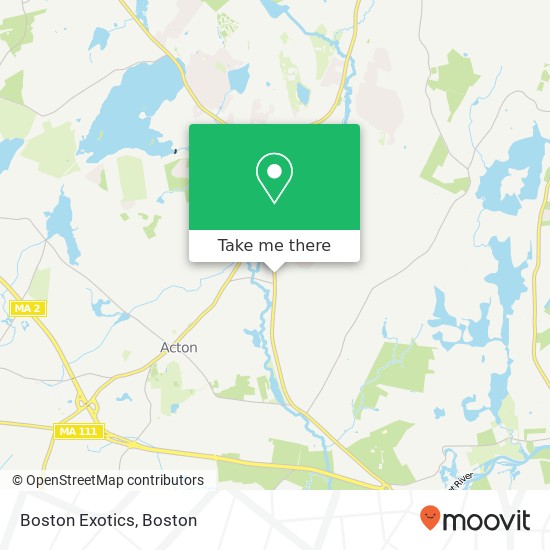 Mapa de Boston Exotics