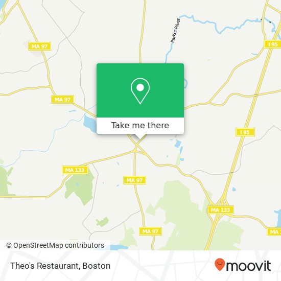 Theo's Restaurant map