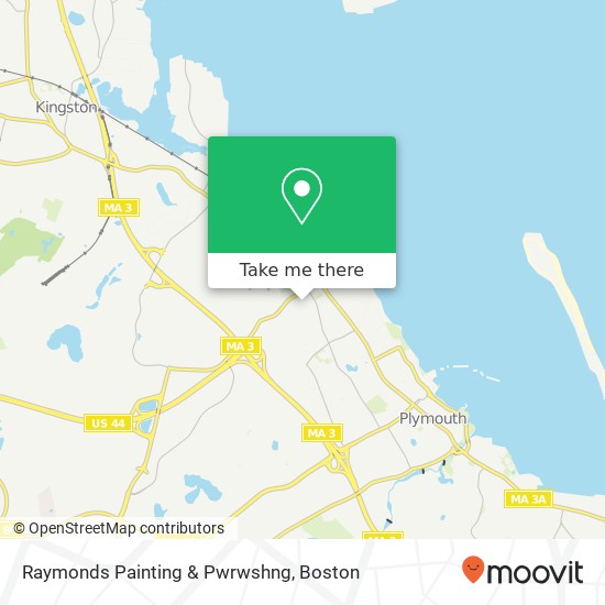 Raymonds Painting & Pwrwshng map