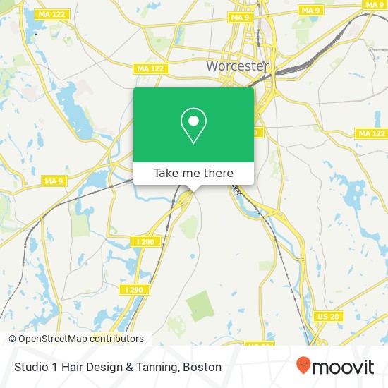 Studio 1 Hair Design & Tanning map