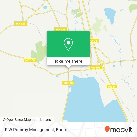 R W Pomroy Management map