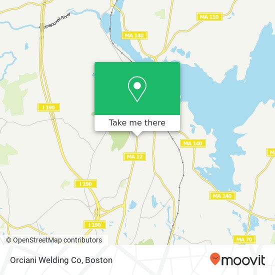 Orciani Welding Co map