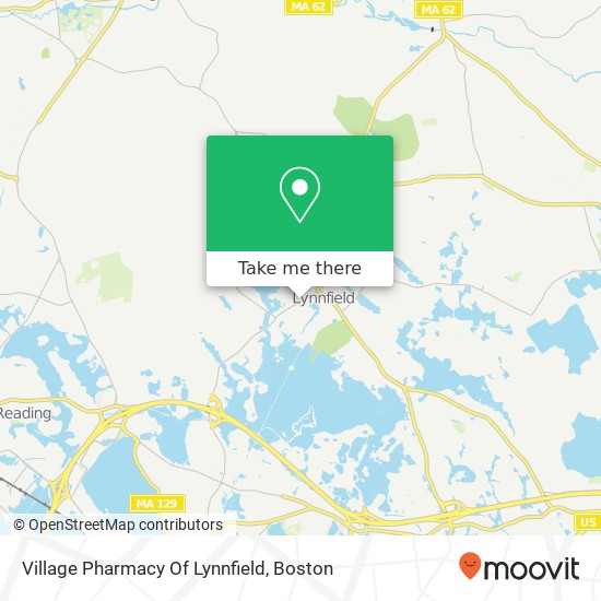 Village Pharmacy Of Lynnfield map