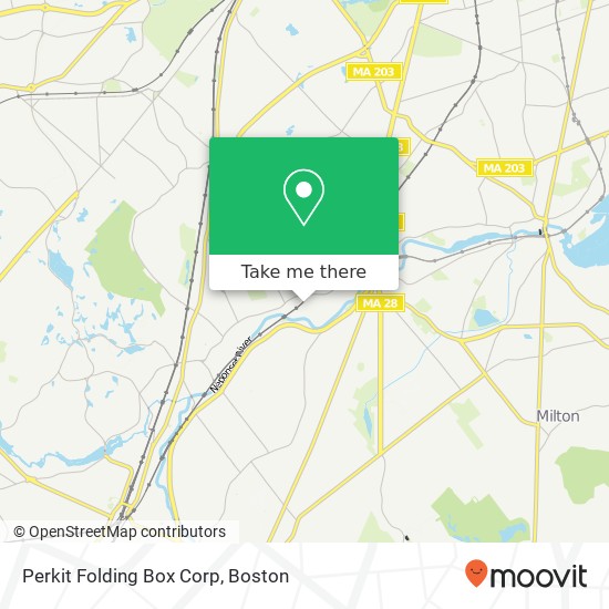 Mapa de Perkit Folding Box Corp