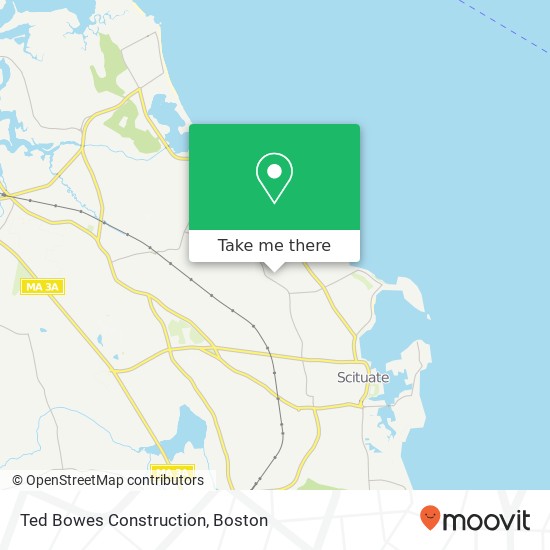 Ted Bowes Construction map