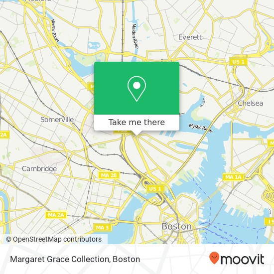 Margaret Grace Collection map