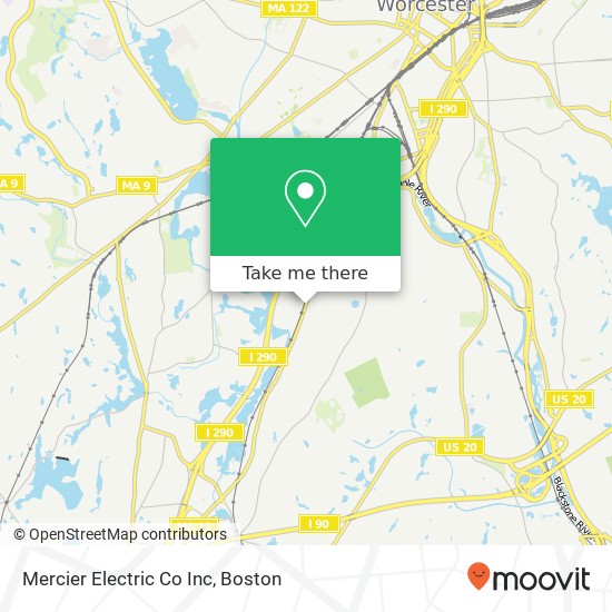 Mercier Electric Co Inc map