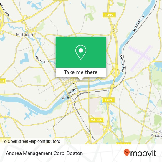 Andrea Management Corp map