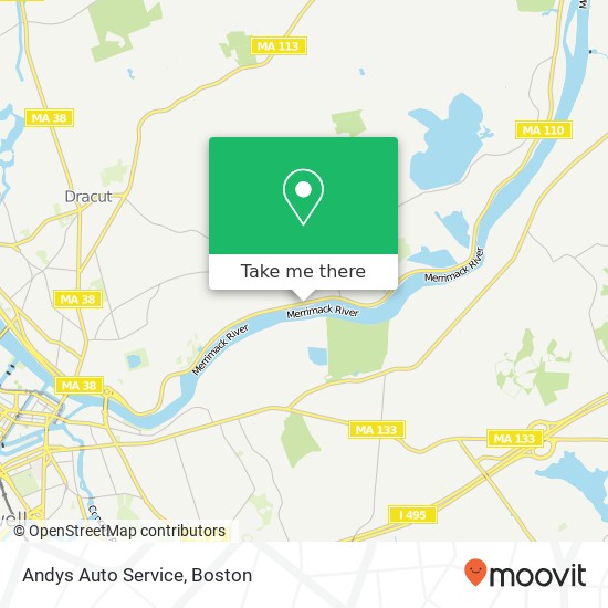 Mapa de Andys Auto Service