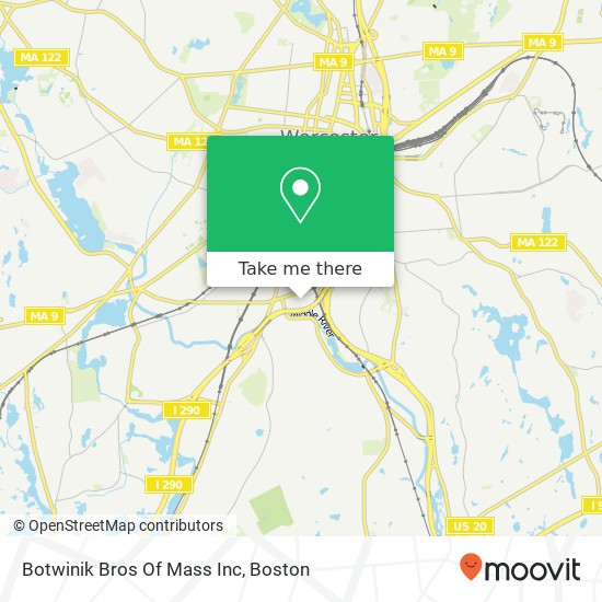 Mapa de Botwinik Bros Of Mass Inc