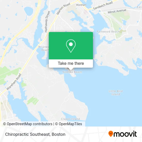 Chiropractic Southeast map