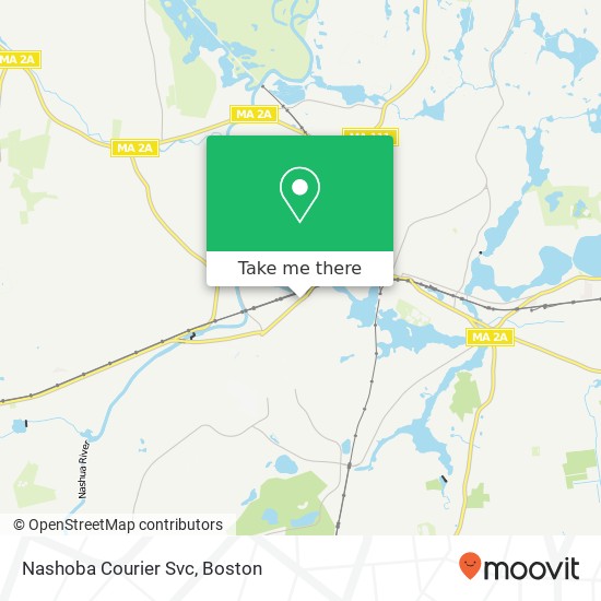 Nashoba Courier Svc map