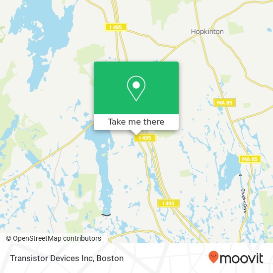 Mapa de Transistor Devices Inc