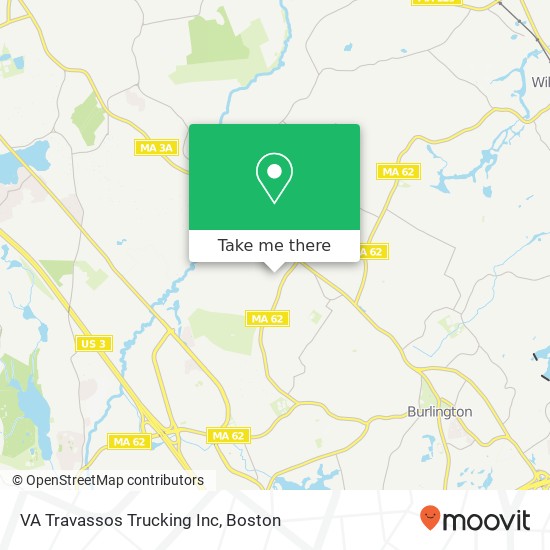 VA Travassos Trucking Inc map