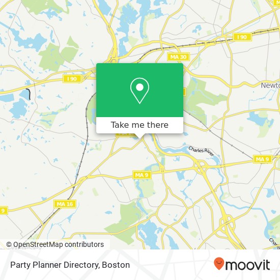 Mapa de Party Planner Directory