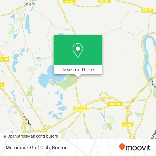 Merrimack Golf Club map