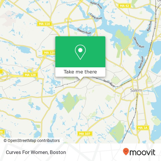 Curves For Women map