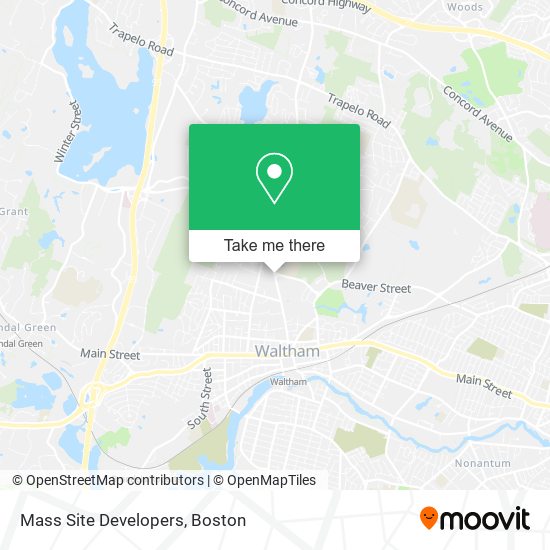 Mass Site Developers map