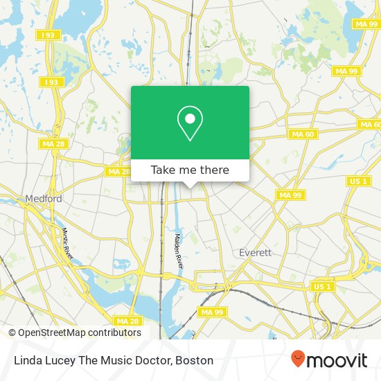 Mapa de Linda Lucey The Music Doctor
