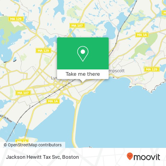 Jackson Hewitt Tax Svc map