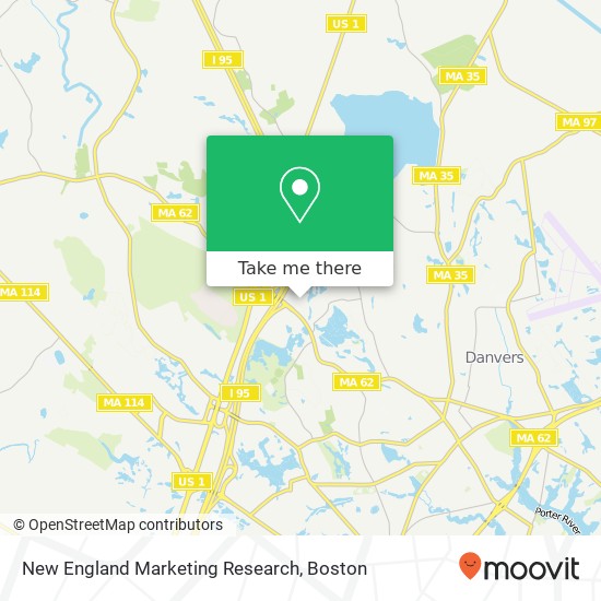 Mapa de New England Marketing Research