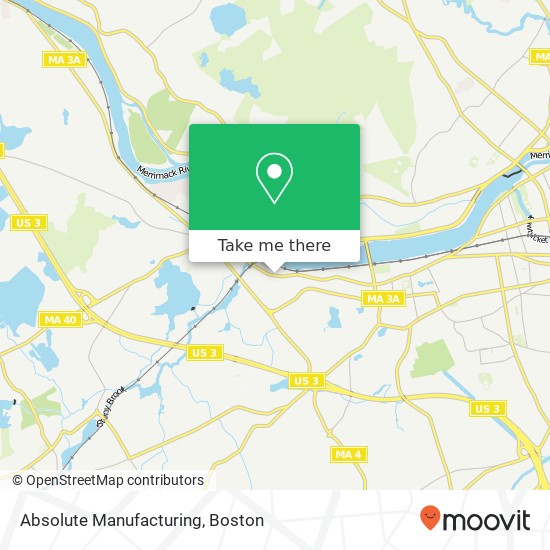 Mapa de Absolute Manufacturing