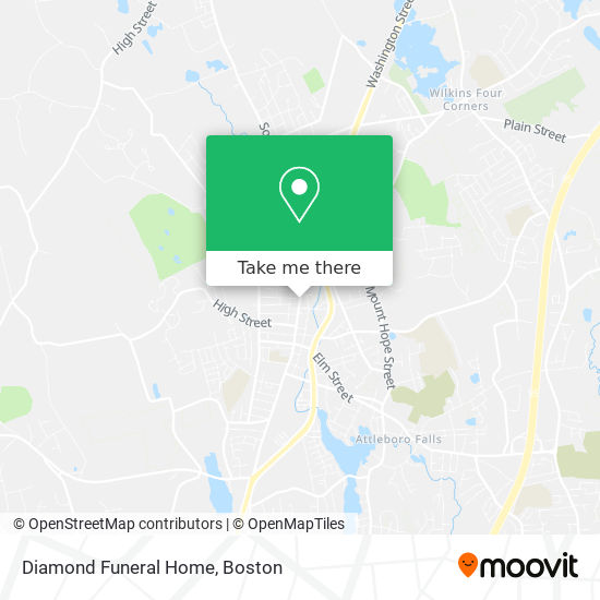 Diamond Funeral Home map